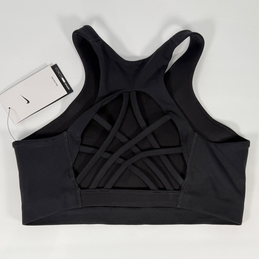 Nike Yoga Dri-FIT Alate Curve Women's Training Bra Size M
Black DQ5269-010 - Picture 4 of 5